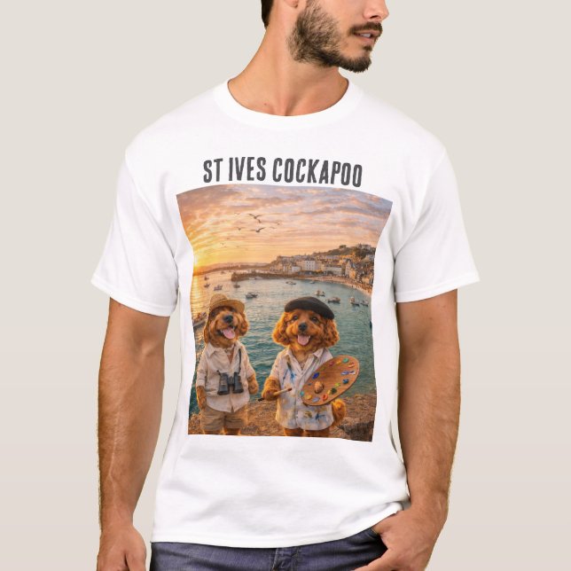 Camiseta Presente Cockapoo St Ives (Frente)