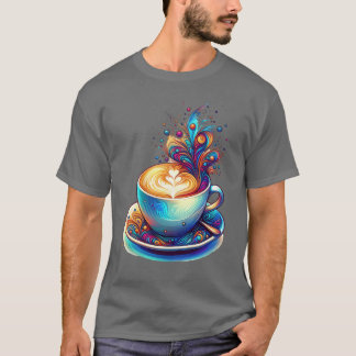 Camiseta Presente Colorido de Café