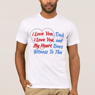 Camiseta Presente com Frase Legal do Coração - Eu Amo Você 