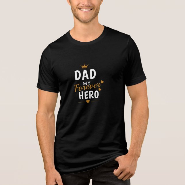 Camiseta Presente com Nome Personalizado para o Pai  (Frente)