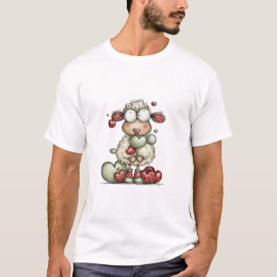 Camiseta Presente com tema de ovelhas