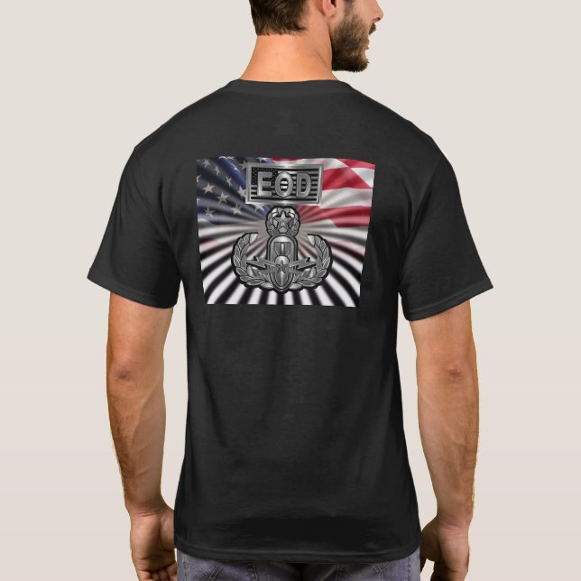 Camiseta Presente Comemorativo “EOD Master Blaster” (Verso)