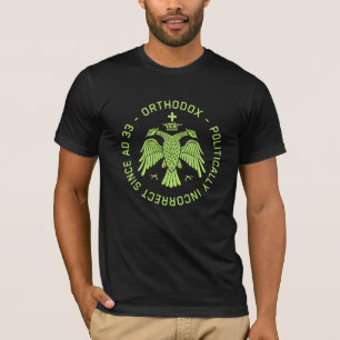 Camiseta Presente Conservador Cristão Águia Ortodoxa