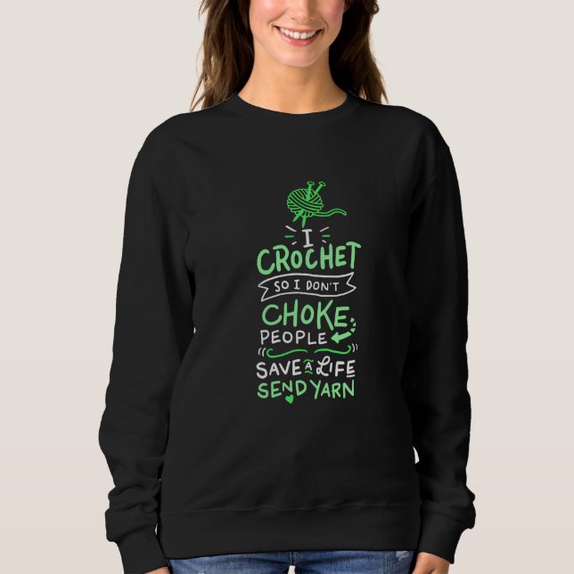 Camiseta Presente Crocheter Crocheting (Frente)