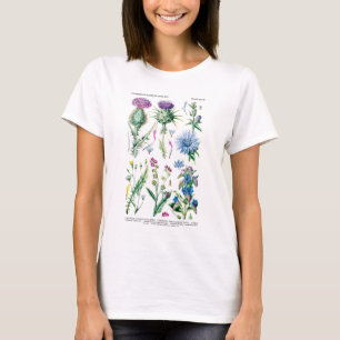 Camiseta Presente customizável inglês dos Wildflowers #11