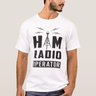 Camiseta Presente da antena do operador de frequência amado