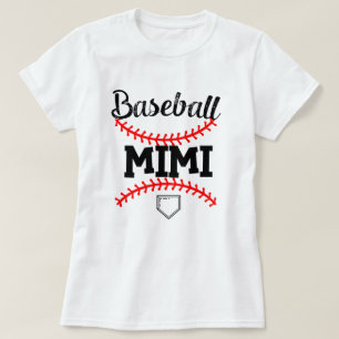 Camiseta Presente da avó das mulheres orgulhosas do basebol