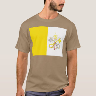 Camiseta Presente da bandeira da Cidade do Vaticano