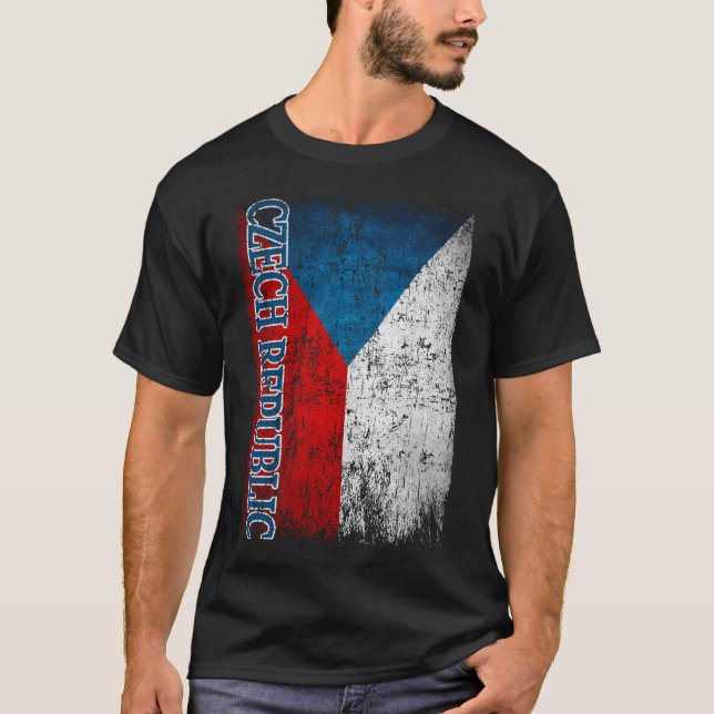 Camiseta Presente da Bandeira da República Tcheca Mulheres  (Frente)