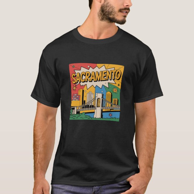 Camiseta Presente da Califórnia em Sacramento (Frente)