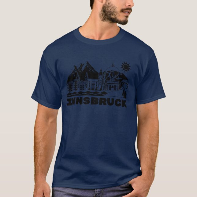 Camiseta Presente da cidade de Innsbruck (Frente)