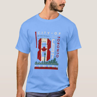 Camiseta presente da cidade de Toronto