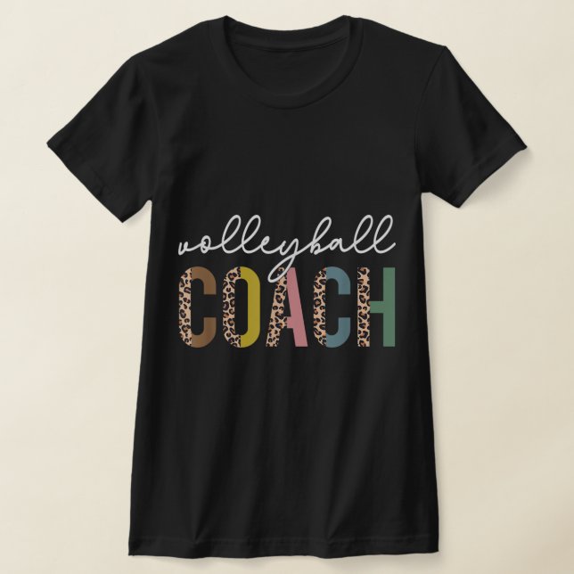 Camiseta Presente da Equipe de Treinador de Voleibol da Mãe (Postura )
