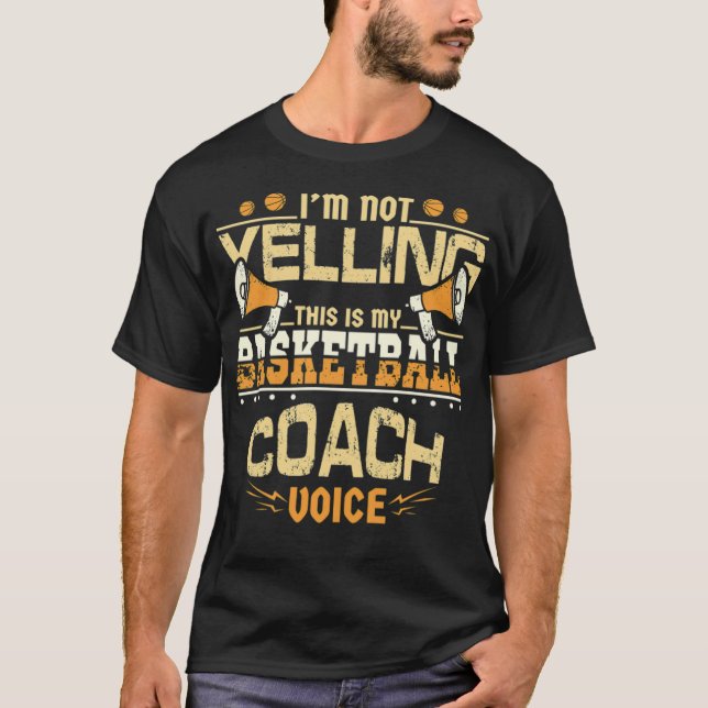 Camiseta Presente da equipe de treinadores de basquetebol (Frente)