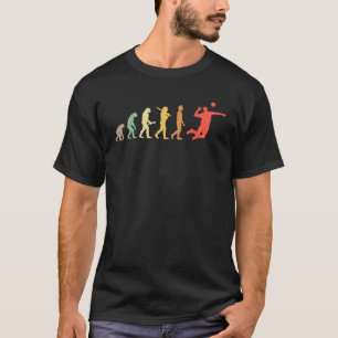 Camiseta Presente da Evolução do Volei Retro Para Placa de