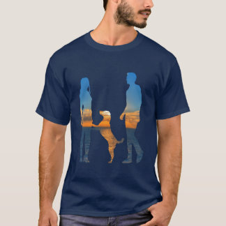 Camiseta presente da família de cães