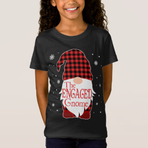 Camiseta Presente da Família Pajama Envolvido Gnomo Buffalo
