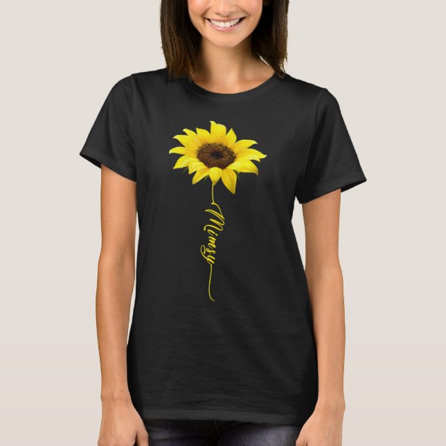 Camiseta Presente da Família Sunshine, Mimsy Sunflower (Frente)