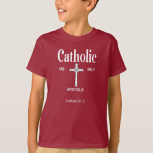 Camiseta Presente da Igreja Católica Romana