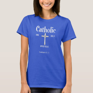 Camiseta Presente da Igreja Católica Romana