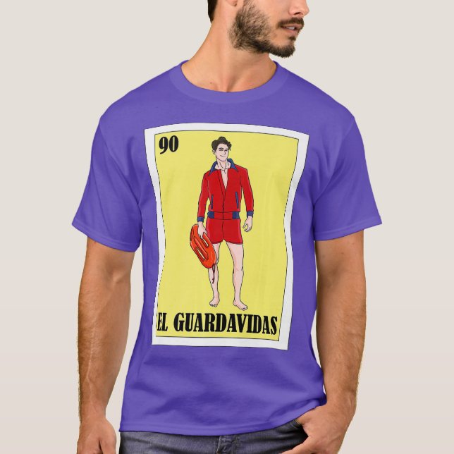 Camiseta Presente da Loteria da Guarda Mens Espanhola - Mex (Frente)