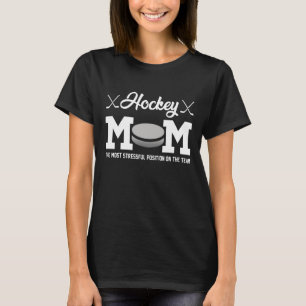 Camiseta Presente Da Mãe De Hóquei Para A Mãe