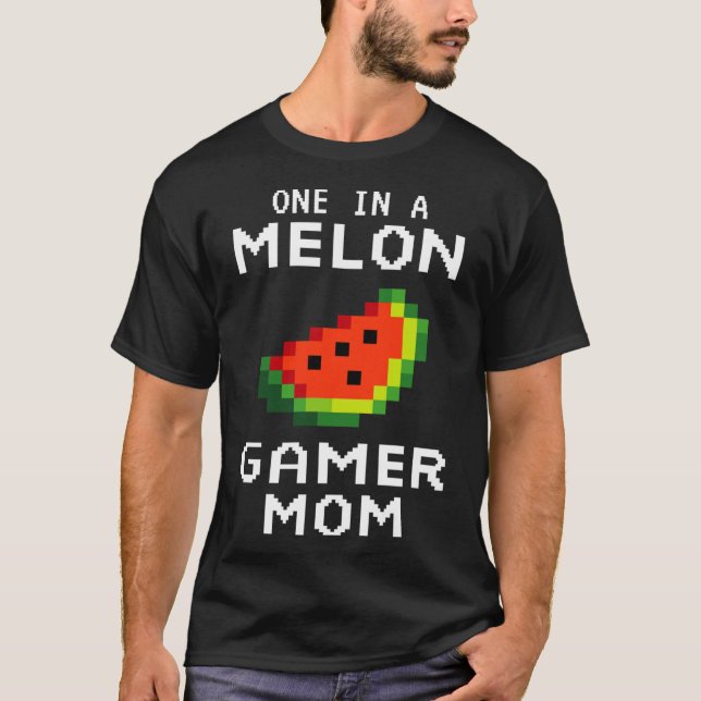 Camiseta Presente Da Mãe De Jogador Retro - Melancia Engraç (Frente)