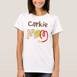 Camiseta Presente da mamã da raça do cão de Carkie