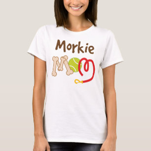 Camiseta Presente da mamã da raça do cão de Morkie