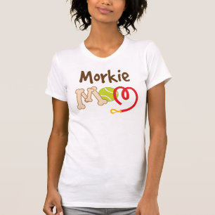 Camiseta Presente da mamã da raça do cão de Morkie