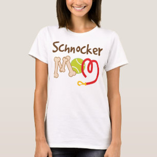 Camiseta Presente da mamã da raça do cão de Schnocker