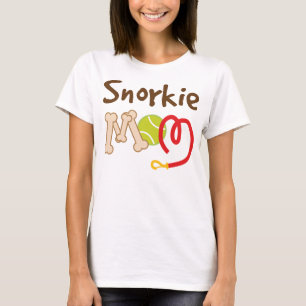 Camiseta Presente da mamã da raça do cão de Snorkie