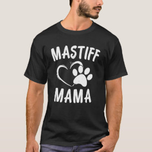Camiseta Presente da Mamãe do Mastim Inglês Roupas para Ama