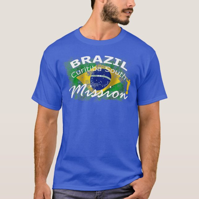 Camiseta Presente da Missão LDS da Mão do Sul de Curitaba (Frente)