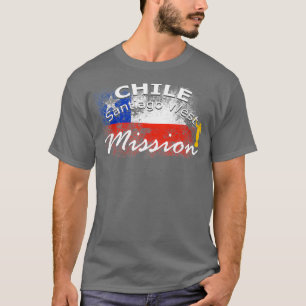 Camiseta Presente da Missão LDS do Chile Santiago da Mórm