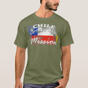 Camiseta Presente da Missão LDS do Chile Santiago do Mórm