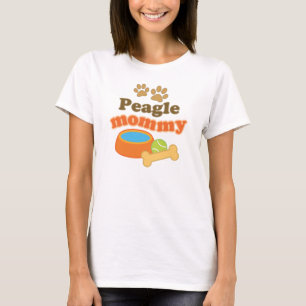 Camiseta Presente da raça do cão das mamães de Peagle