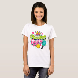 Camiseta Presente da Rainha do Pickleball para Amantes de P
