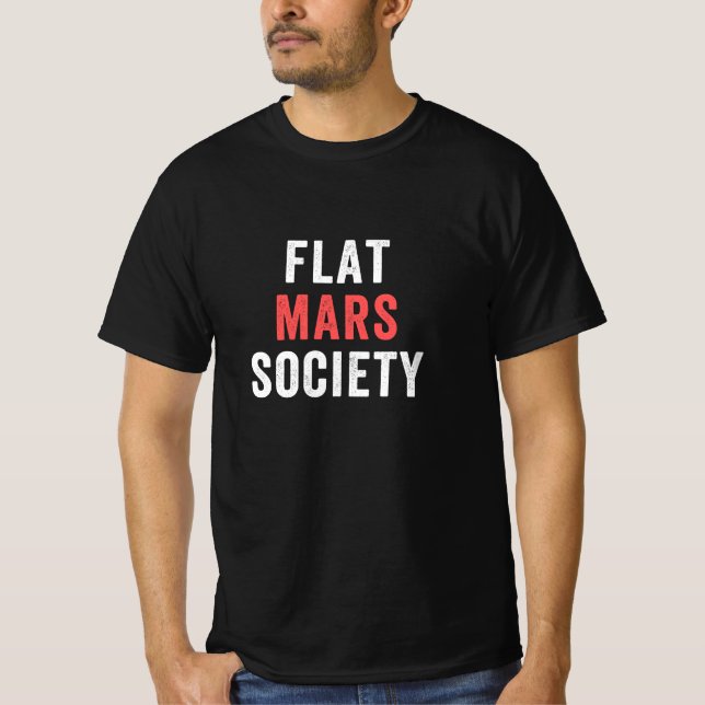 Camiseta presente da Sociedade Flat Mars (Frente)