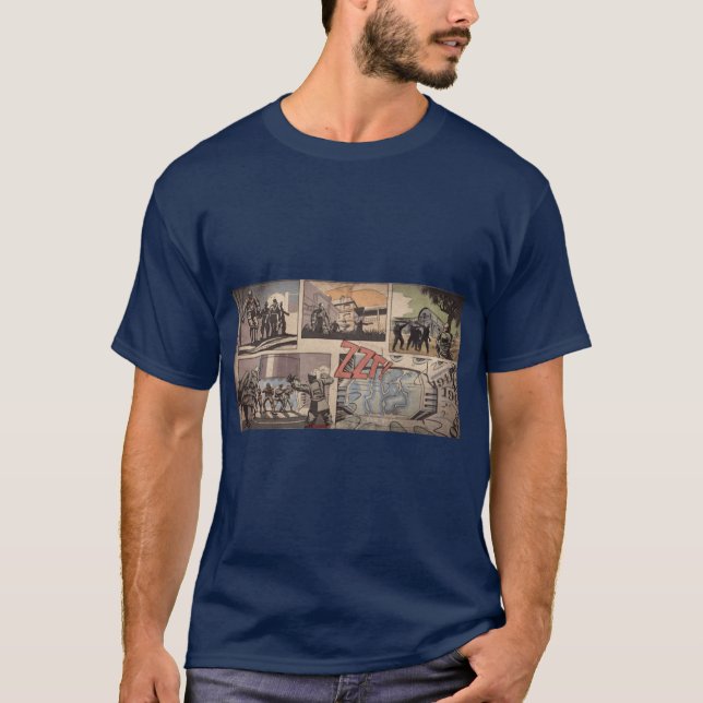 Camiseta Presente da tela de carregamento do COD Zombies Ki (Frente)