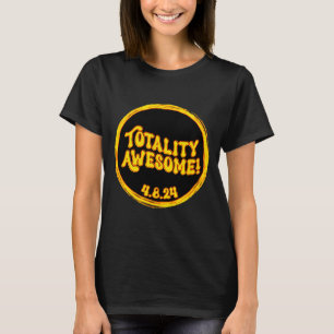 Camiseta Presente da Totalidade do Eclipse Solar de Abril