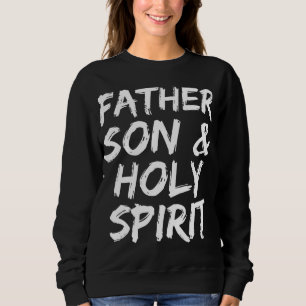 Camiseta Presente da Trindade Cristã para Homens Pai Filho