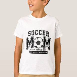 Camiseta Presente da Vida de Mãe de Futebol Antigo para Hom