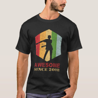 Camiseta Presente de 12 de Dança de Fio Vintage para Nascim