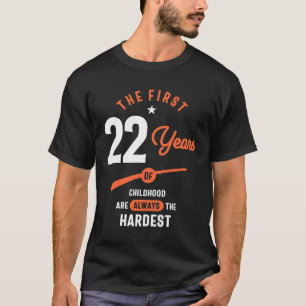 Camiseta Presente De 22 Anos 22.o Aniversário - Oferta de