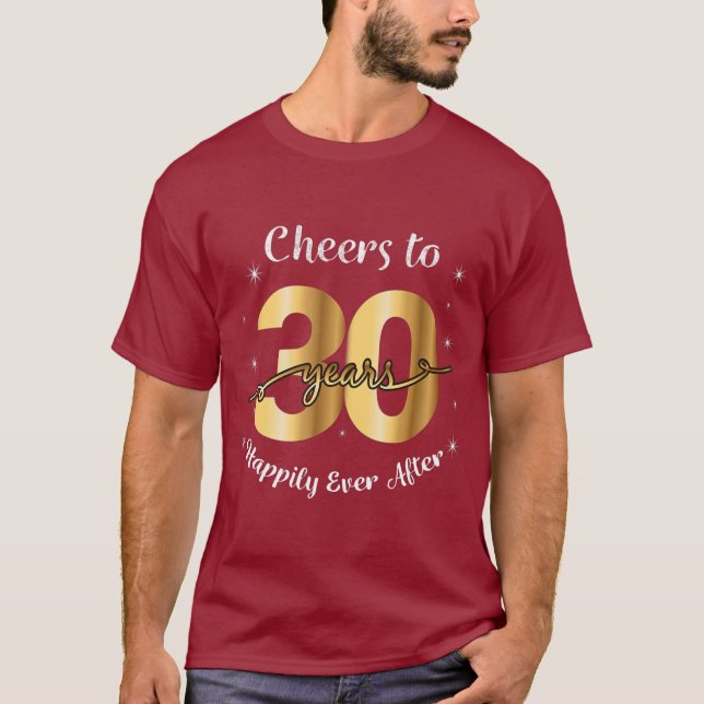 Camiseta Presente de 30 para Casais 30 (Frente)