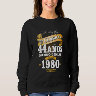 Camiseta Presente de 44 de aniversário para homens em espan