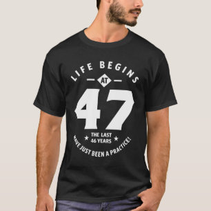Camiseta Presente De 47 Anos   47.o Aniversário - Oferta de