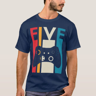 Camiseta Presente de 5º aniversário Cinco presentes de aniv