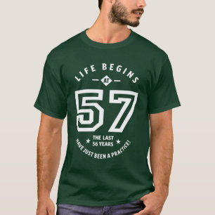Camiseta Presente De 57 Anos   57.o Aniversário - Oferta de